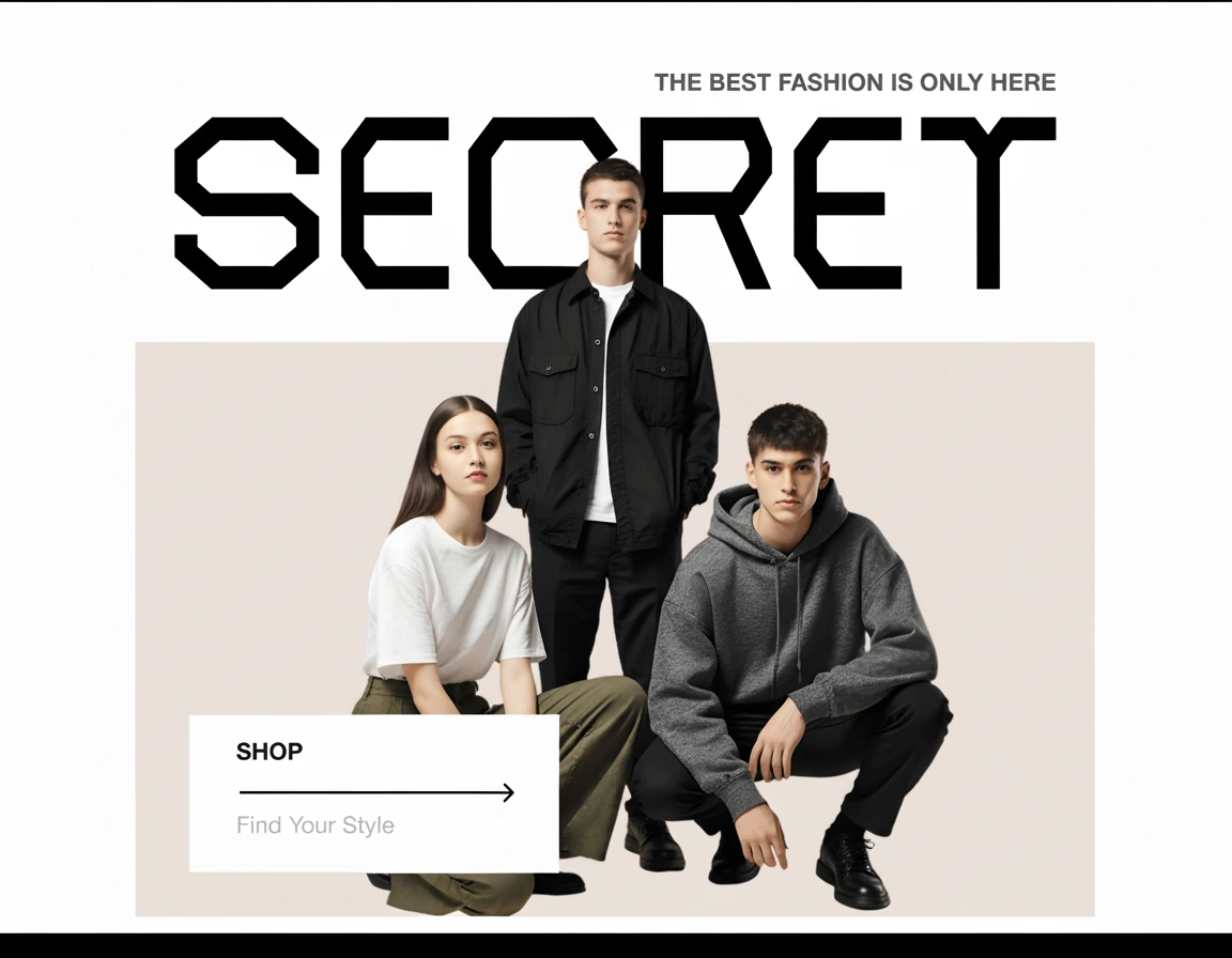 Hero Section - Click to shop